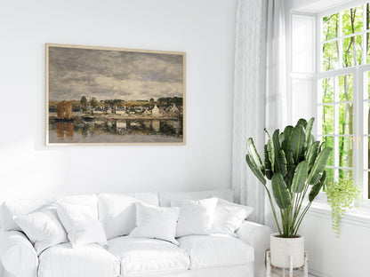 French Village by A River  | P124