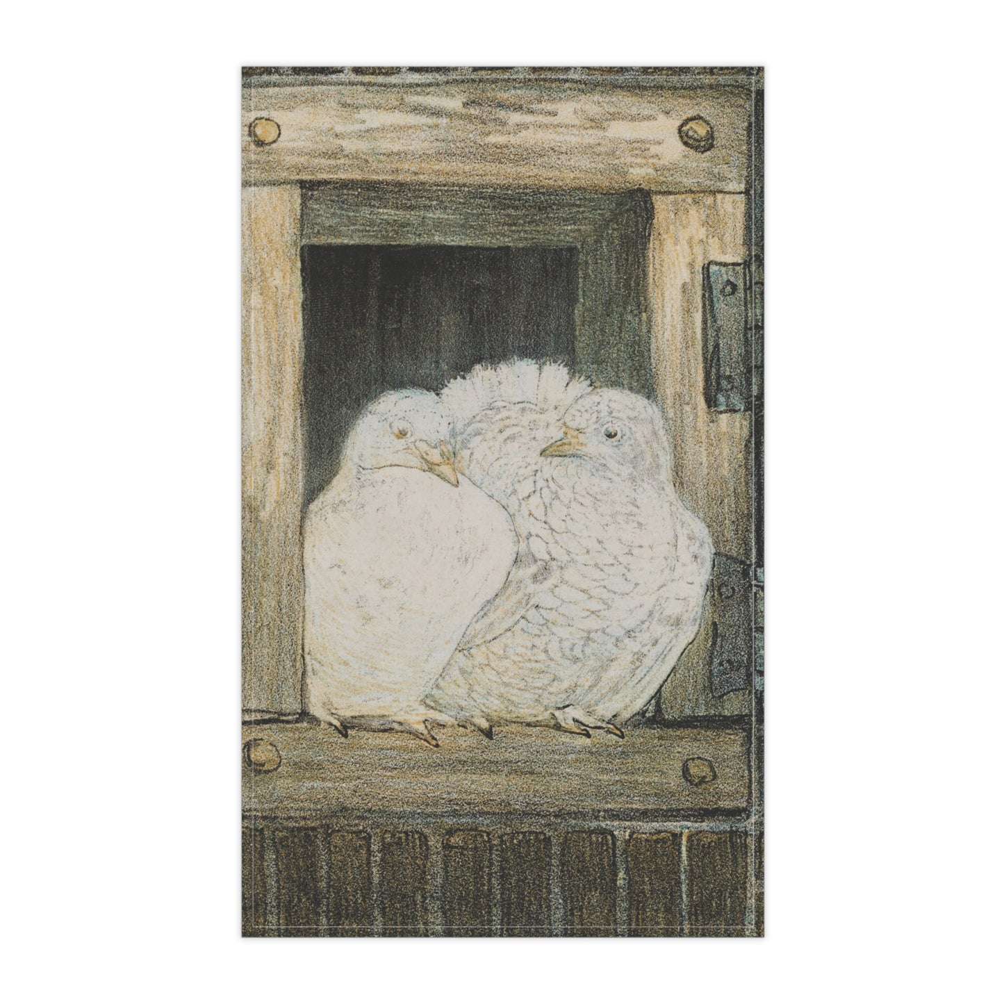 White Pigeons | Tea Towel