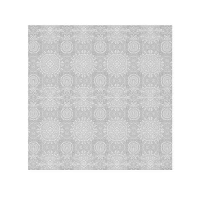 Paloma Flowers and Pineapples in Light Grey and White | Face Towel