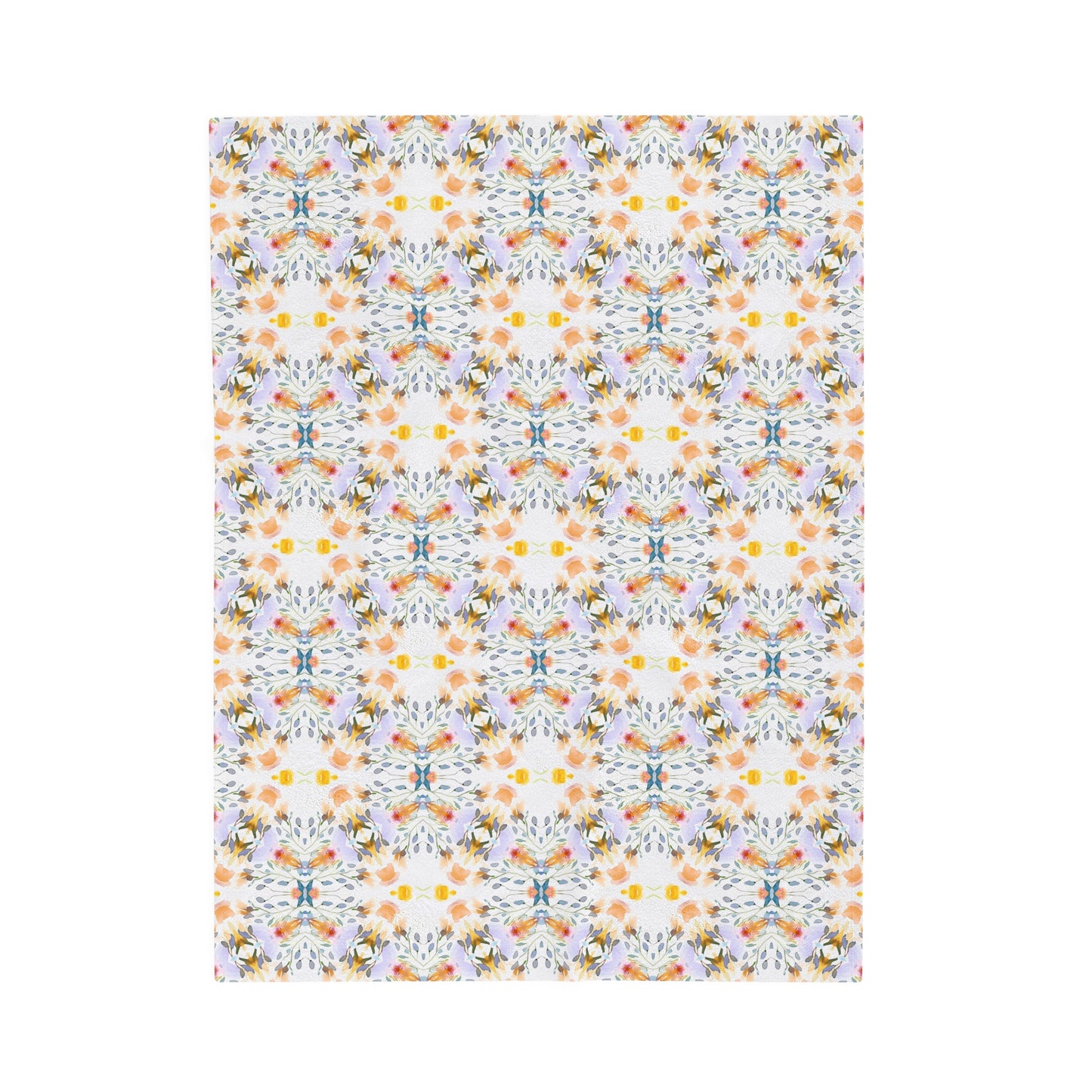 Petals and Blooms | Minky Throw Blanket