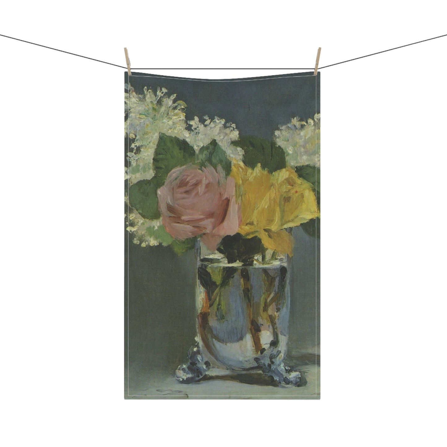 Roses and Lilies | Tea Towel