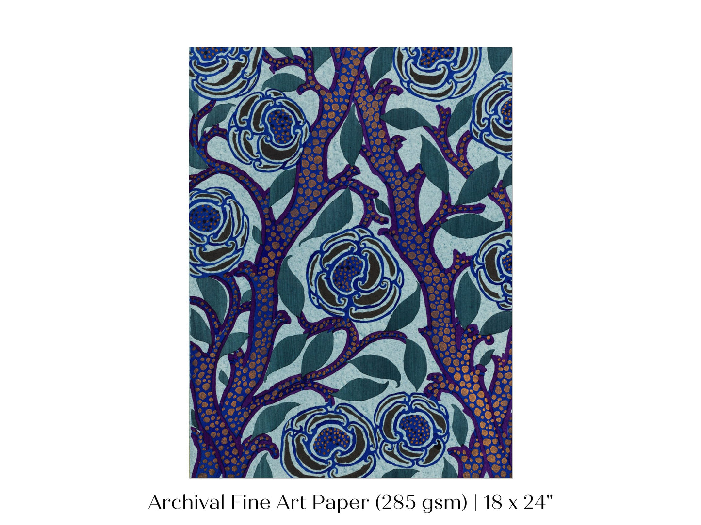 Art Deco Oriental Stencil Print | P210