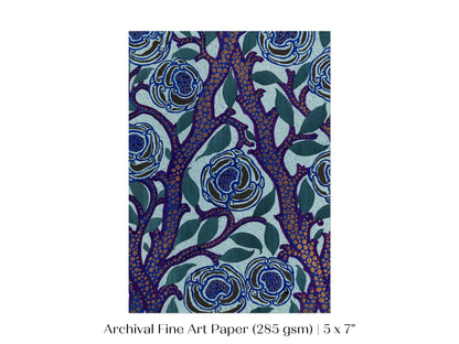 Art Deco Oriental Stencil Print | P210