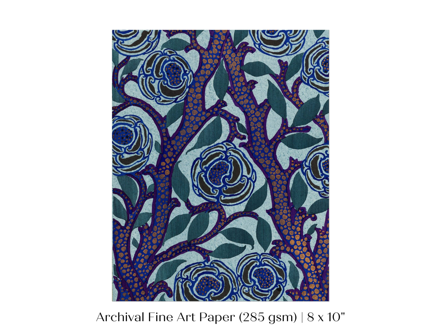 Art Deco Oriental Stencil Print | P210