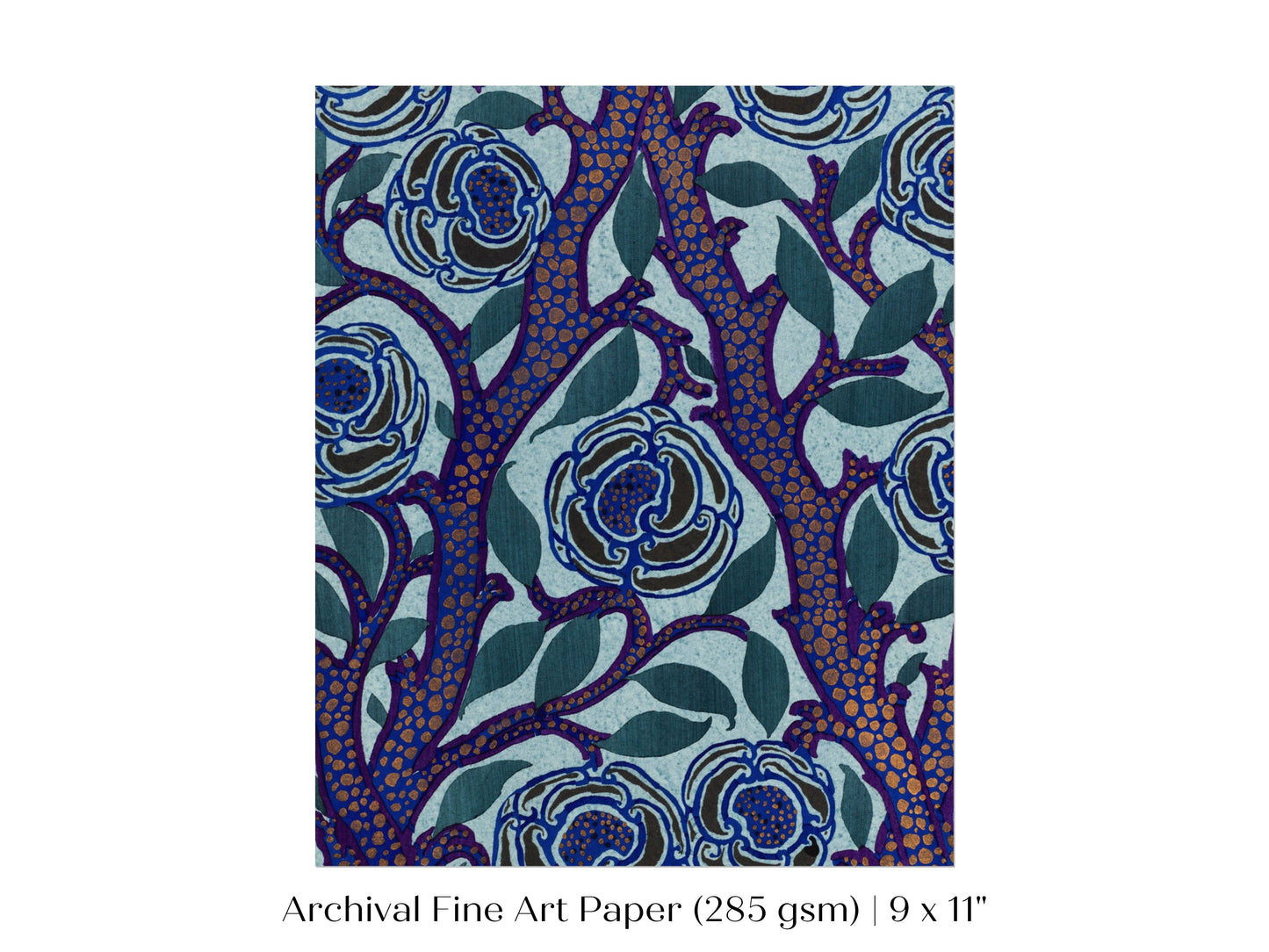 Art Deco Oriental Stencil Print | P210