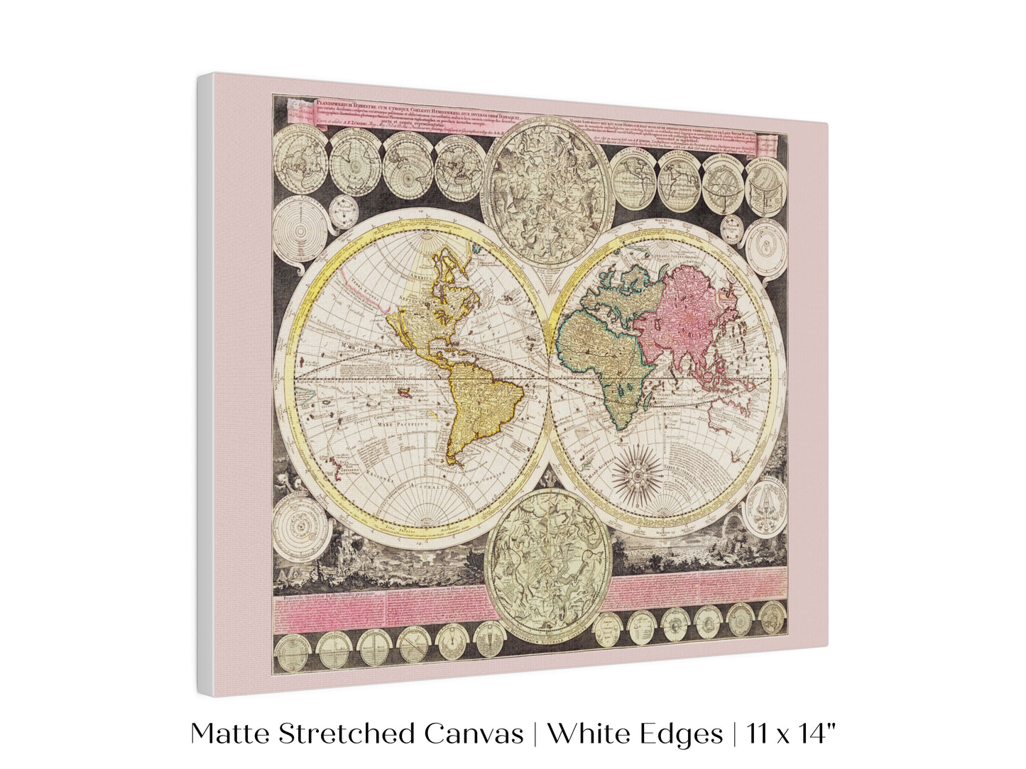 Vintage World Map | P162