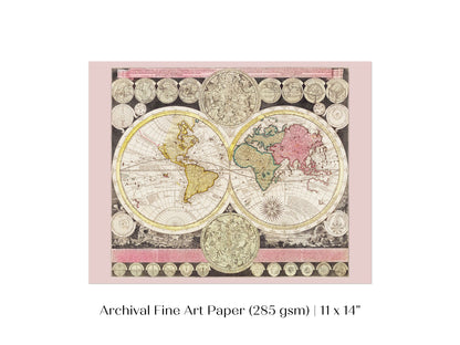 Vintage World Map | P162