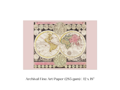 Vintage World Map | P162