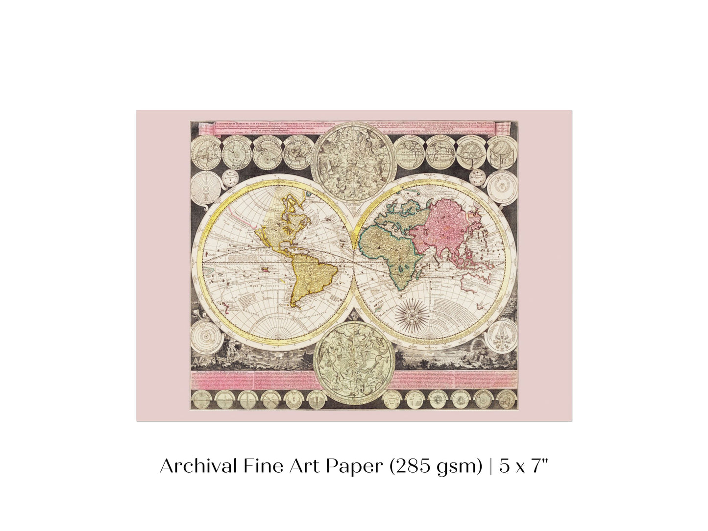 Vintage World Map | P162