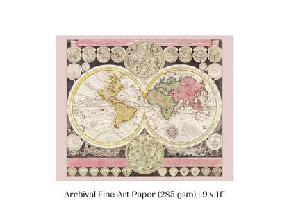 Vintage World Map | P162