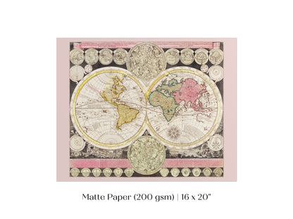 Vintage World Map | P162