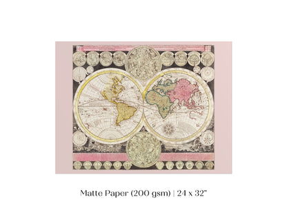 Vintage World Map | P162
