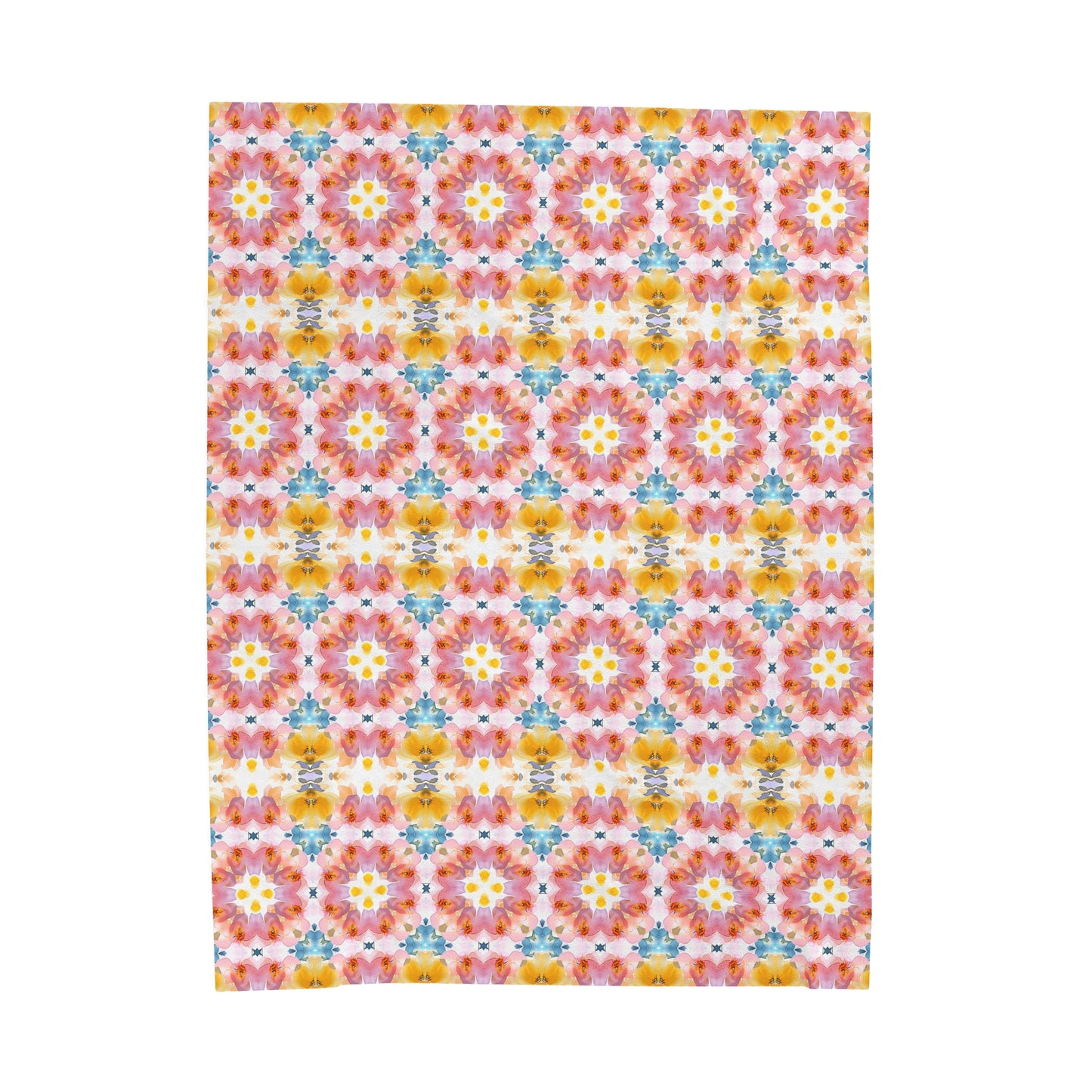 Daisy Bloom | Minky Throw Blanket