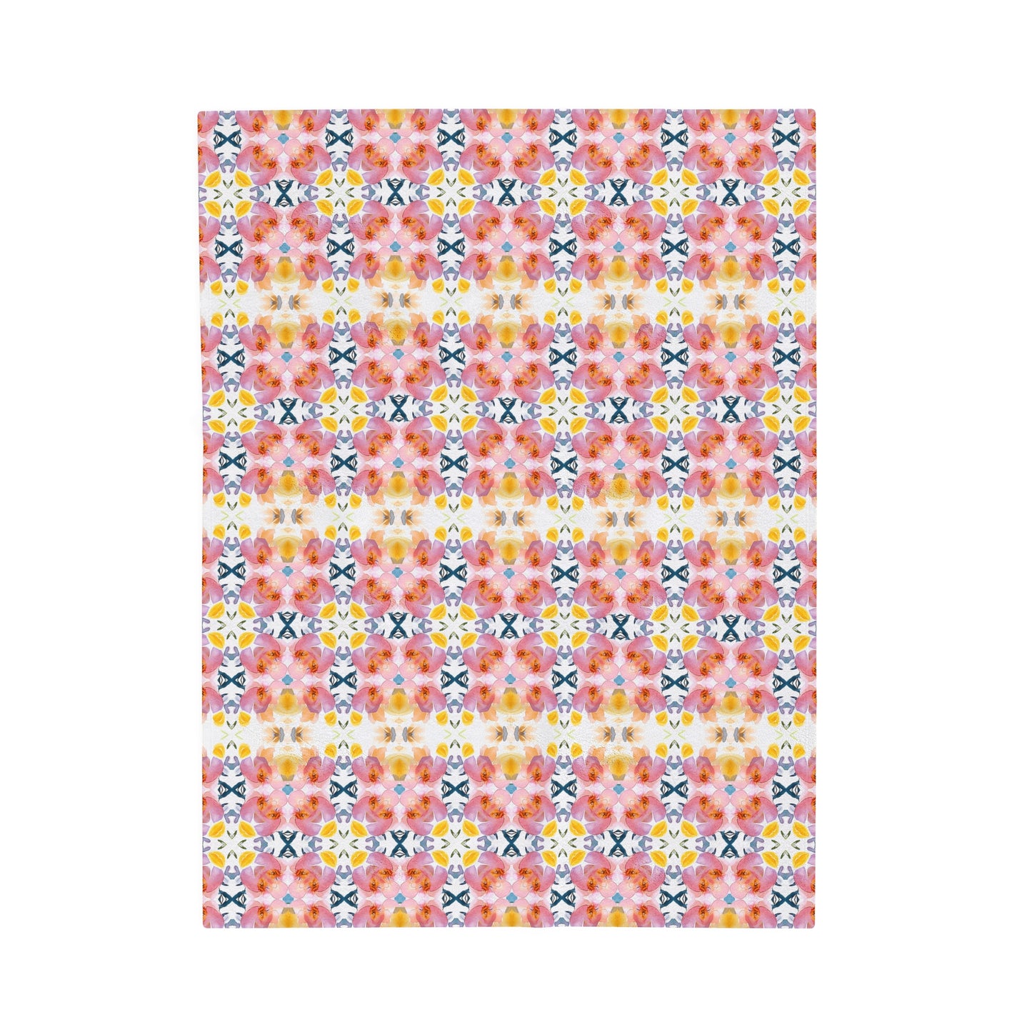 Spring Blooms | Minky Throw Blanket
