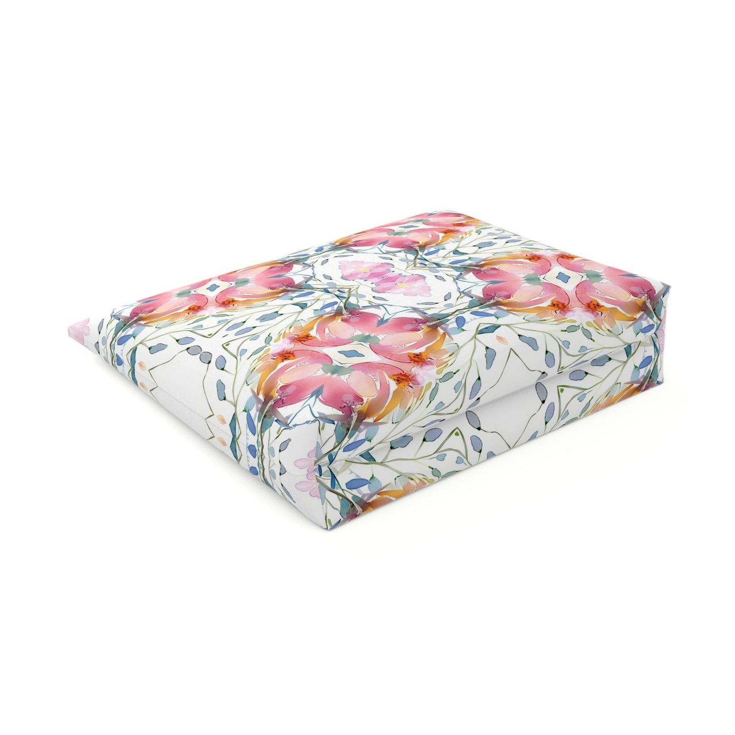 Delicate Diamond Bloom | Cotton Cosmetic Bag