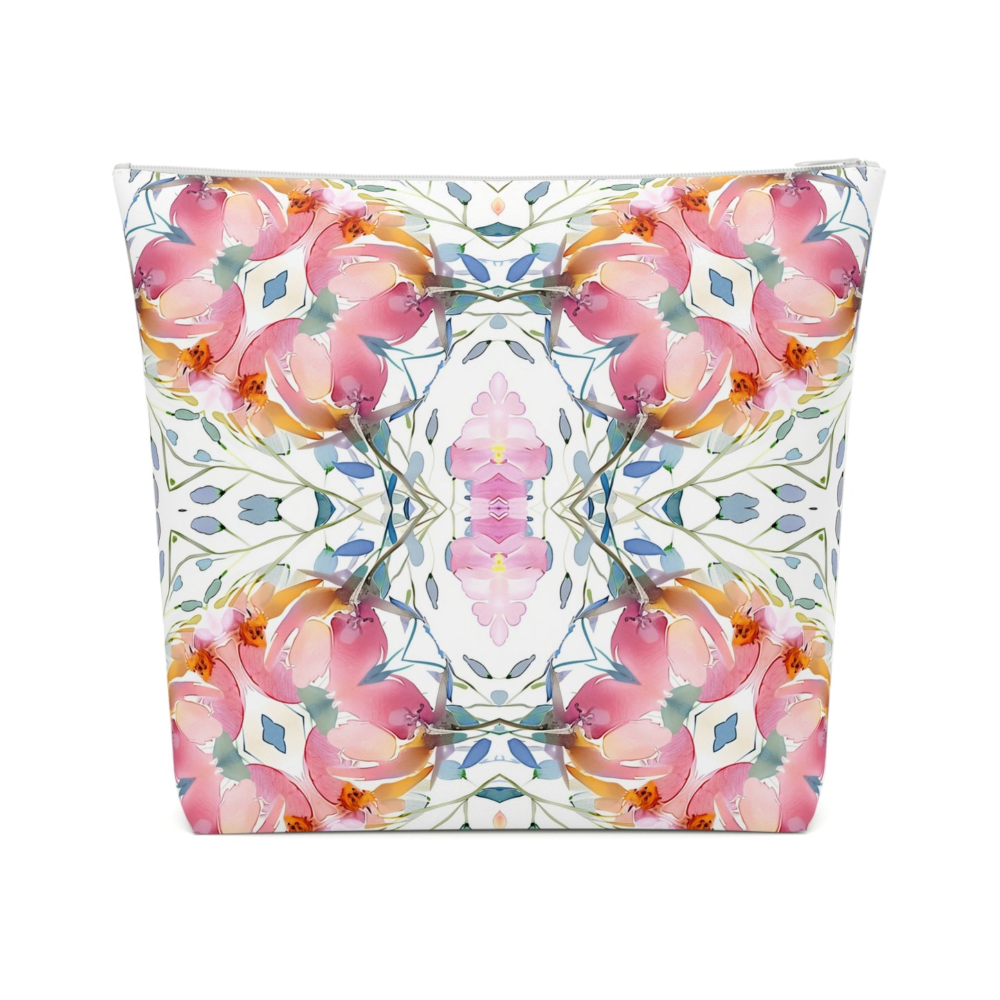 Delicate Diamond Bloom | Cotton Cosmetic Bag