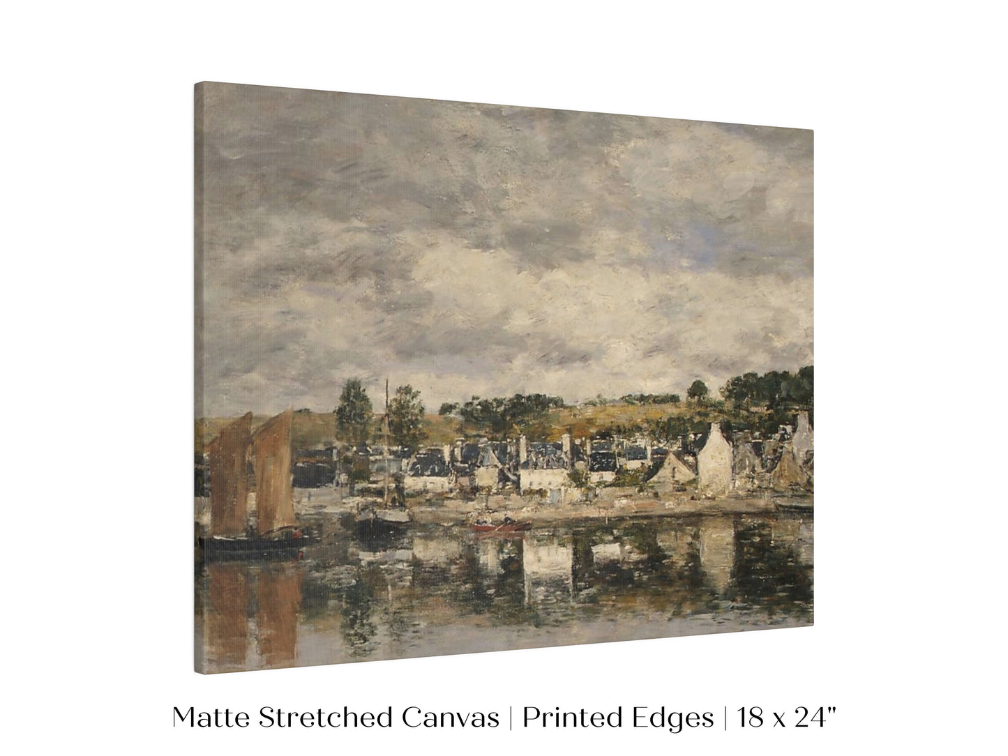 French Village by A River  | P124