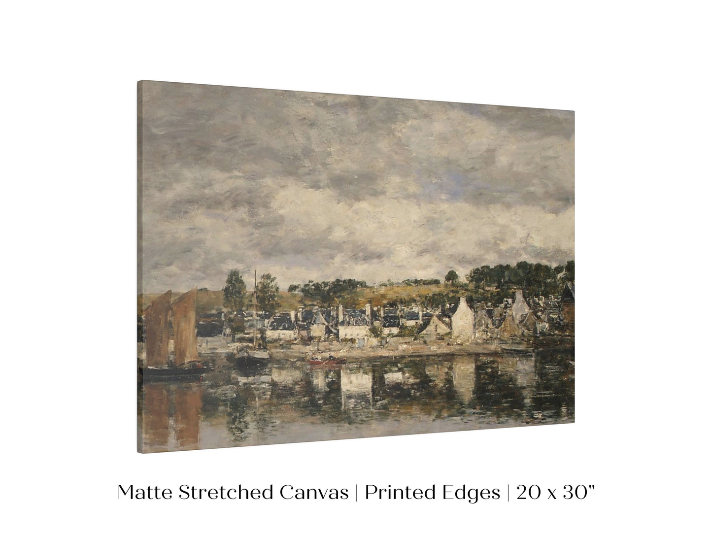 French Village by A River  | P124