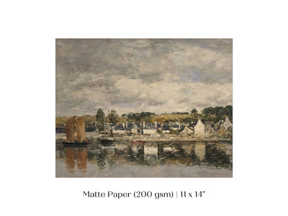 French Village by A River  | P124