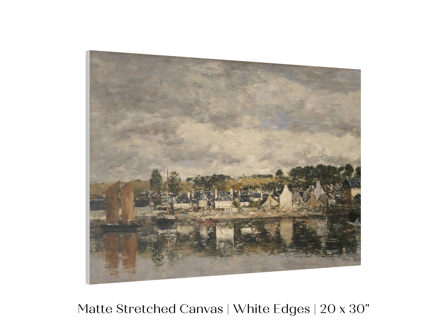 French Village by A River  | P124