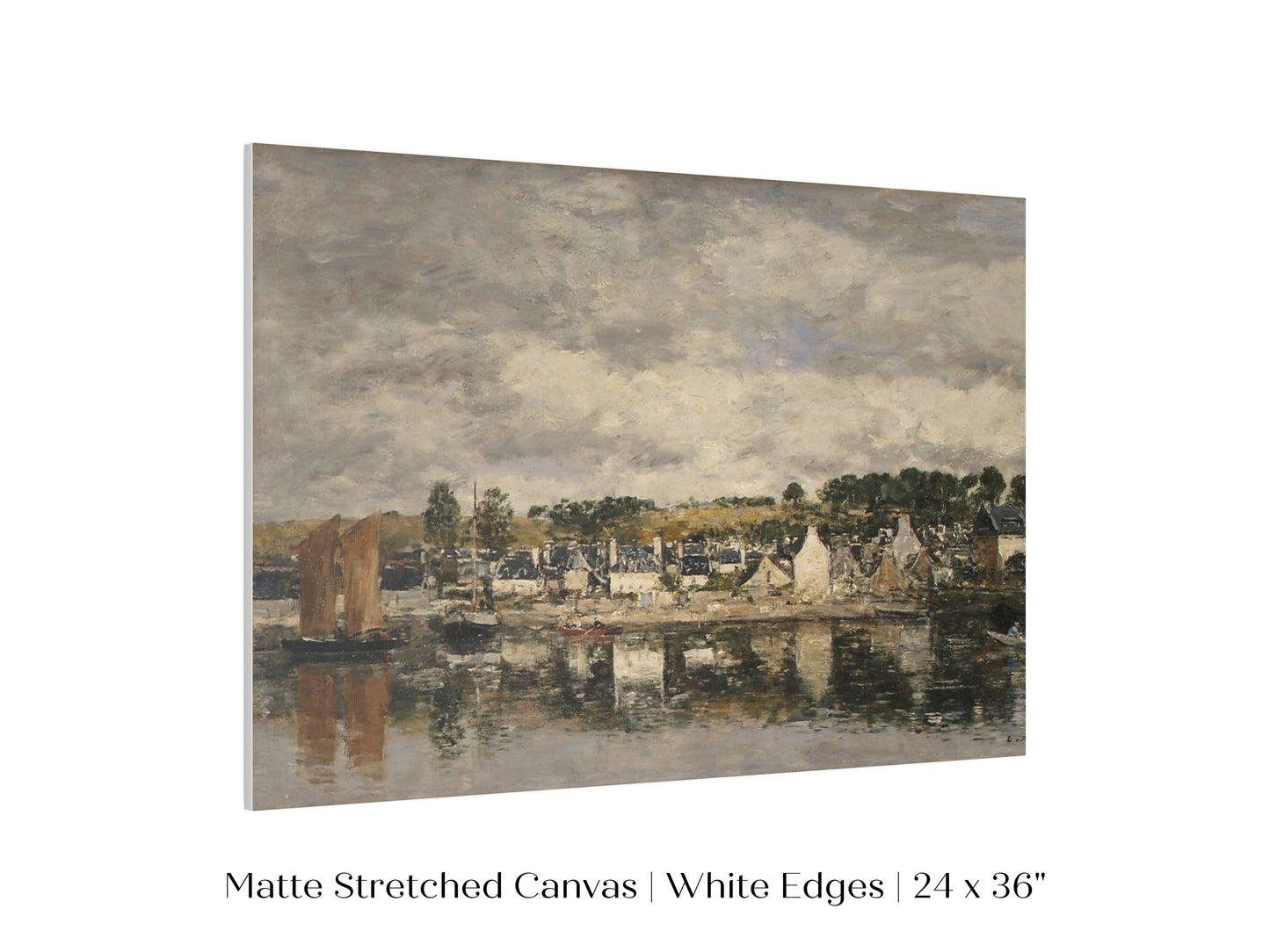 French Village by A River  | P124