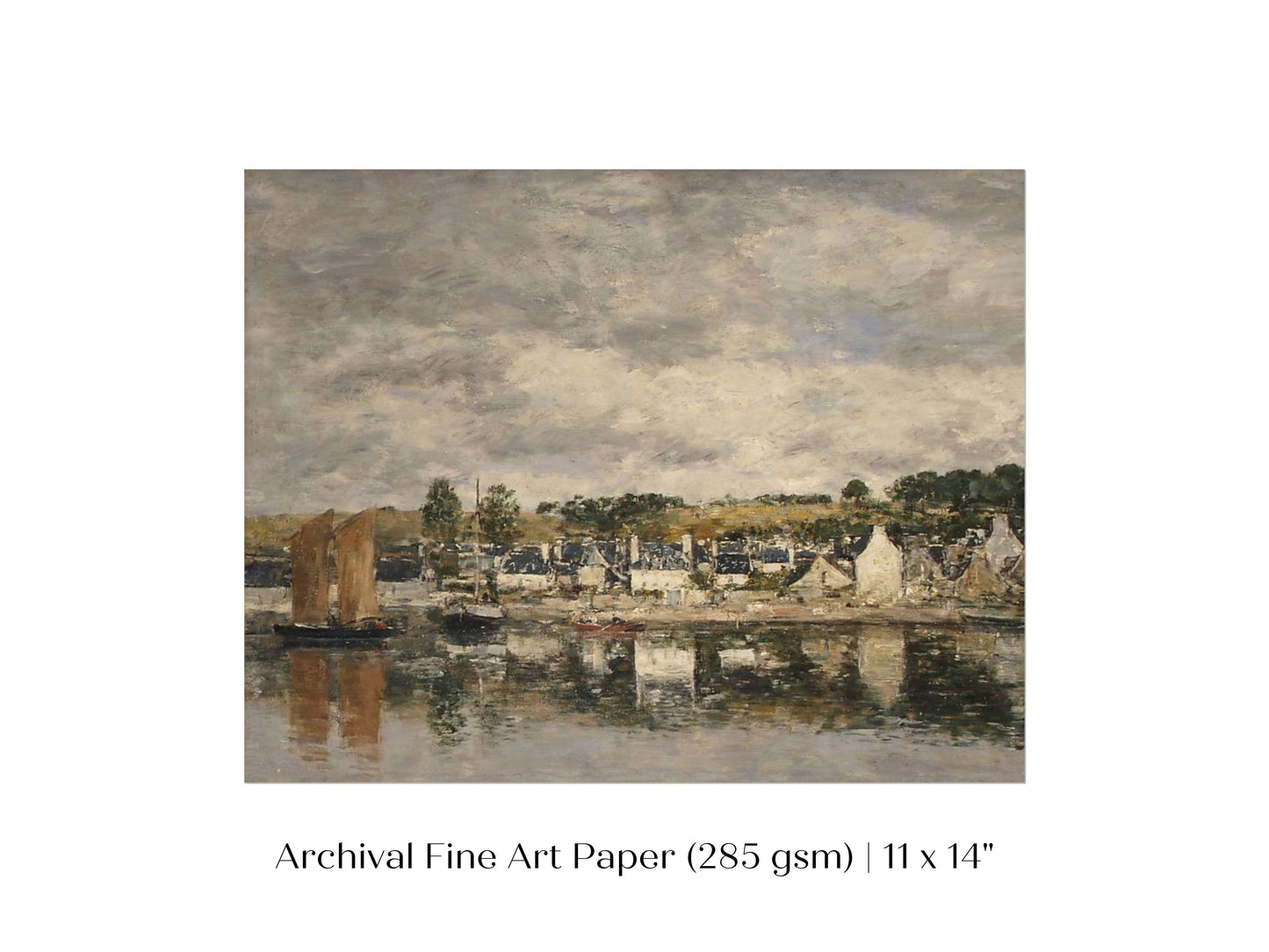 French Village by A River  | P124