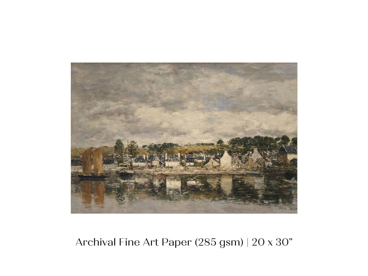 French Village by A River  | P124