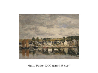 French Village by A River  | P124