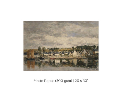 French Village by A River  | P124