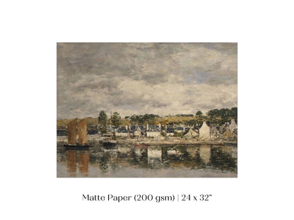 French Village by A River  | P124