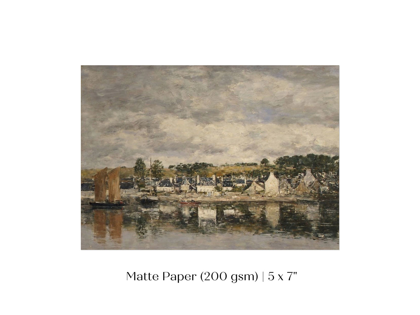 French Village by A River  | P124