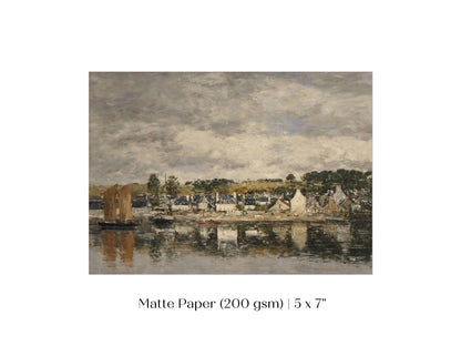 French Village by A River  | P124