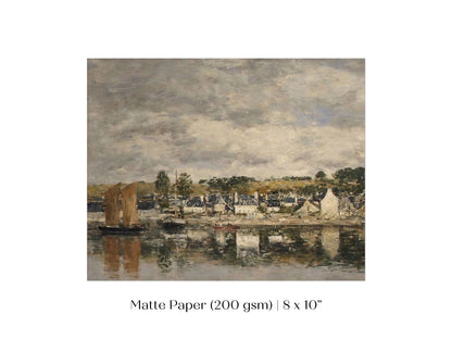 French Village by A River  | P124
