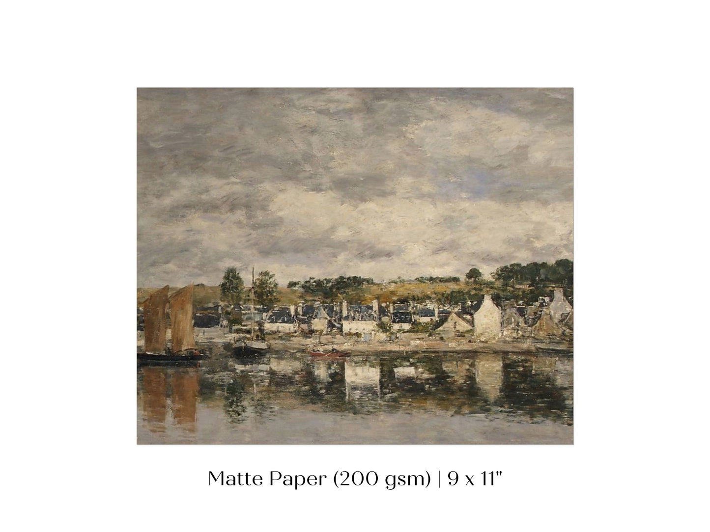 French Village by A River  | P124