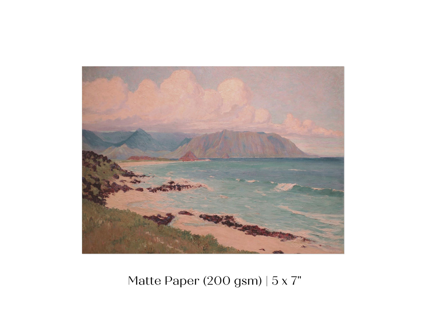Beach, Mountains and Clouds | P422