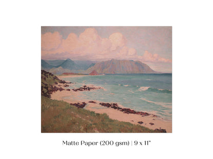 Beach, Mountains and Clouds | P422