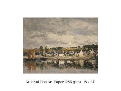 French Village by A River  | P124