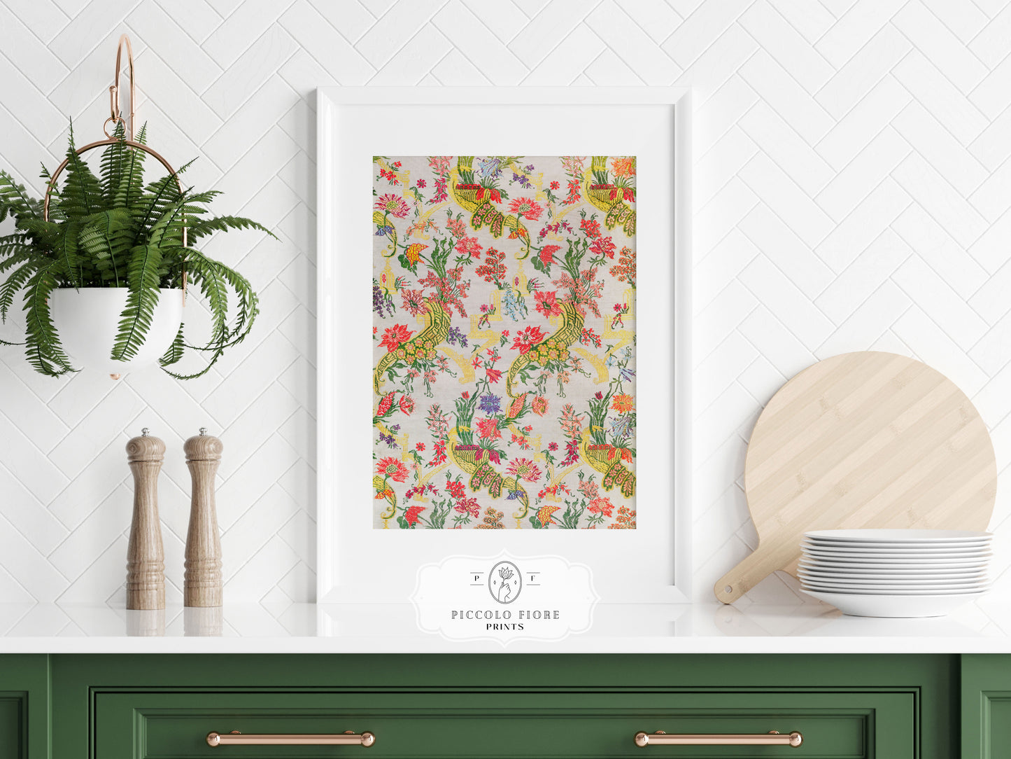 Vintage Floral Wallpaper Pattern | P145