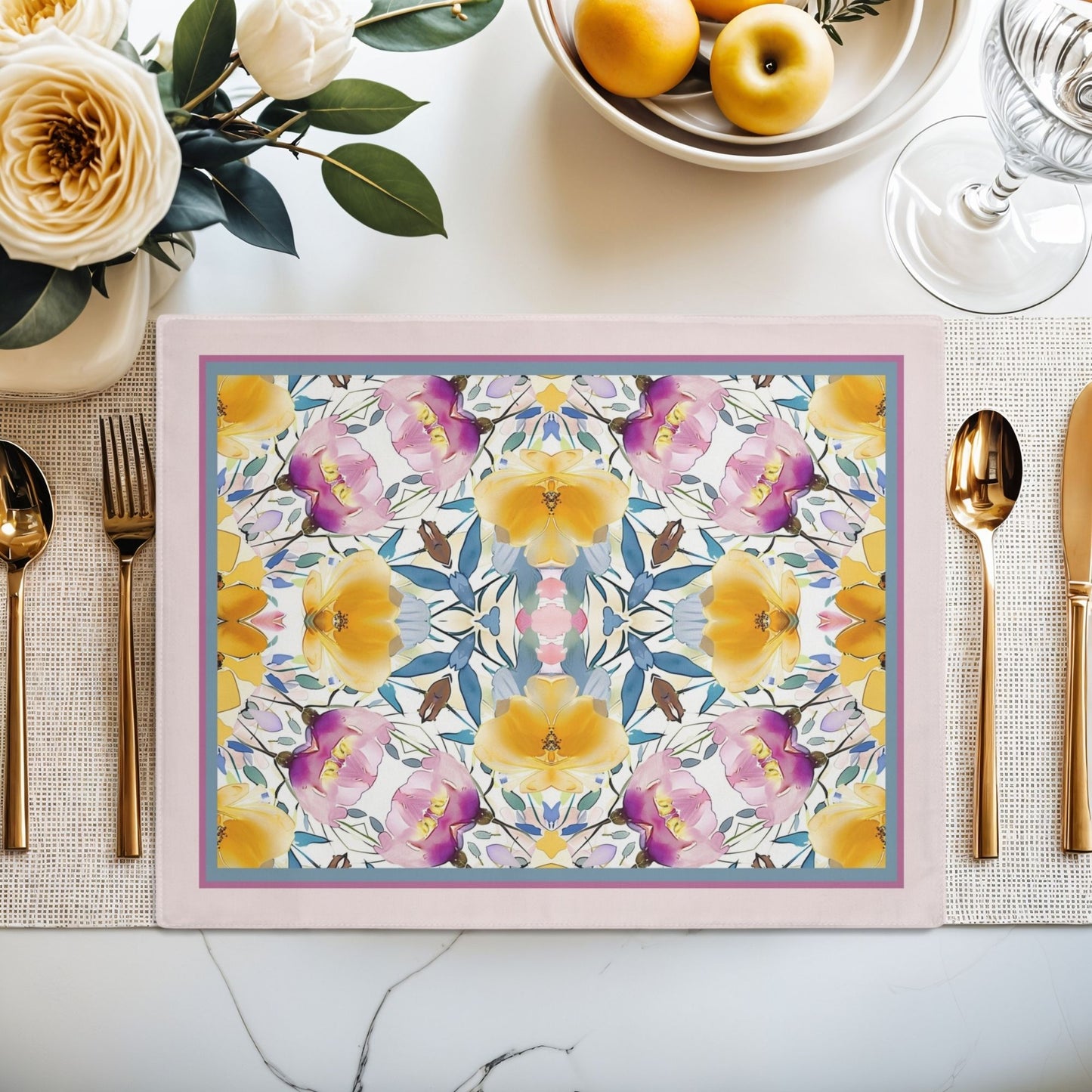 Aztec Floral Damask | Placemat