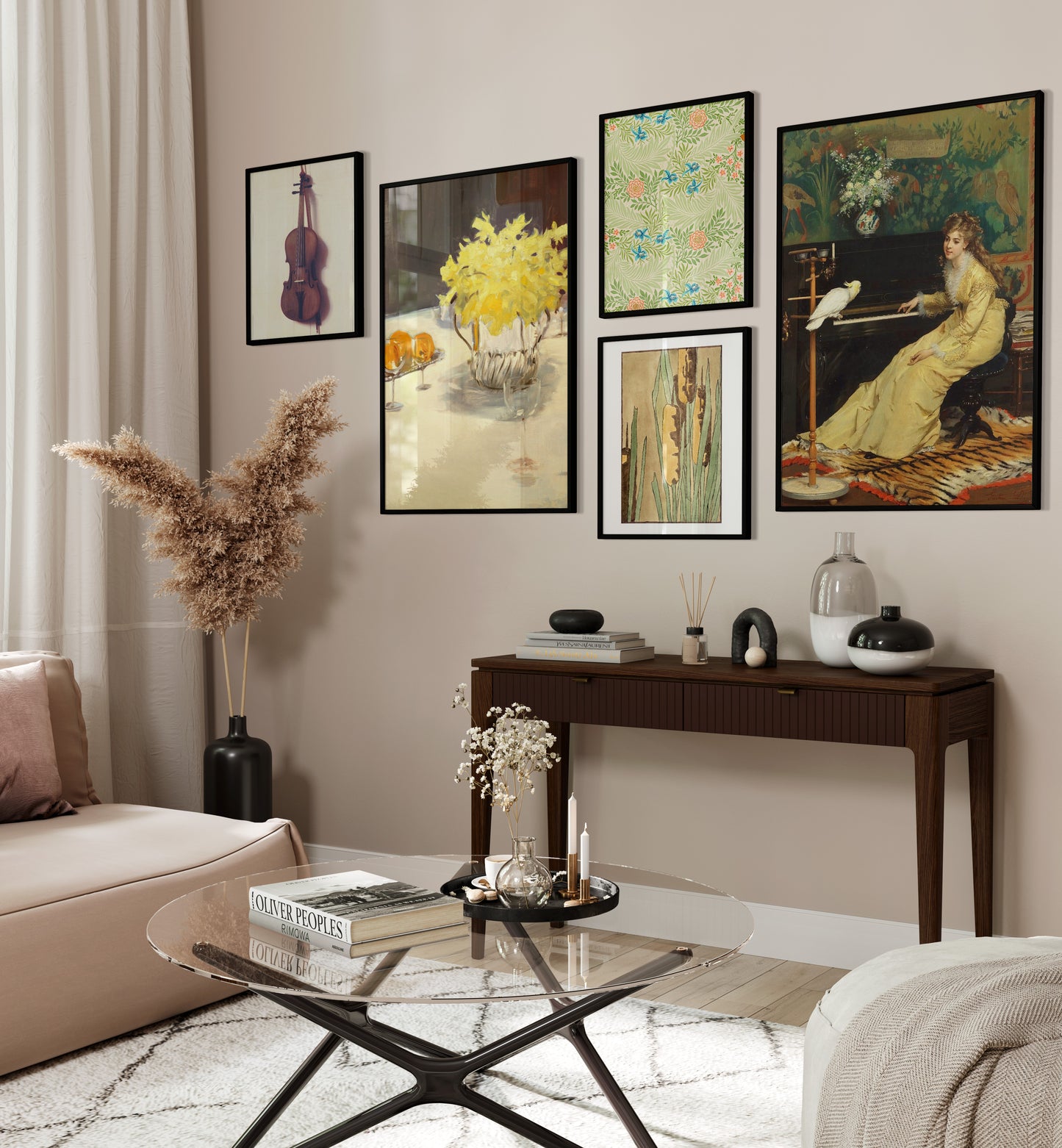 Music Room | Gallery Wall Set | 5 Prints | M5-1