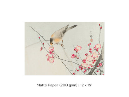 Songbird on Blossom Branch | P147