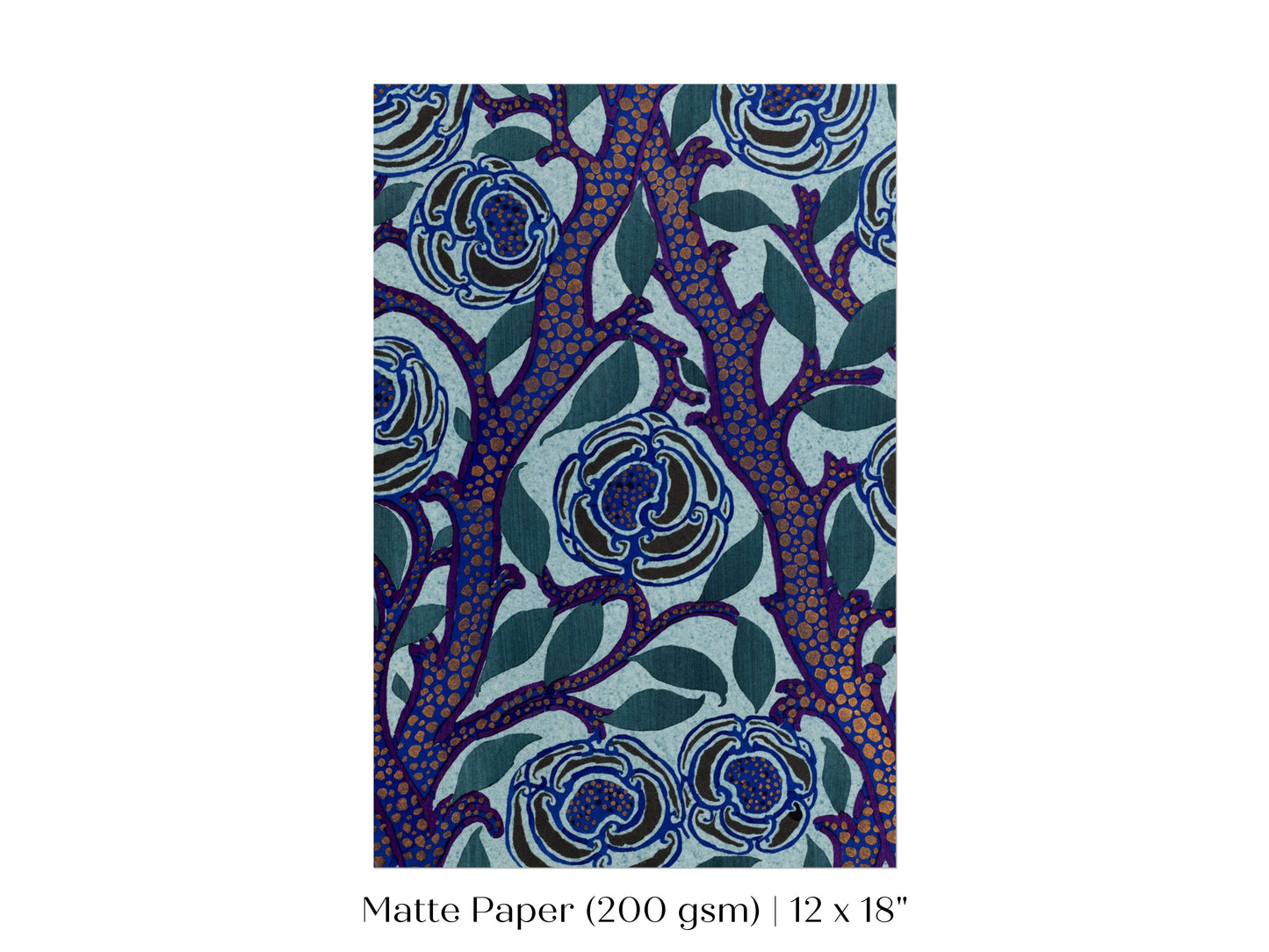 Art Deco Oriental Stencil Print | P210