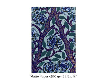 Art Deco Oriental Stencil Print | P210