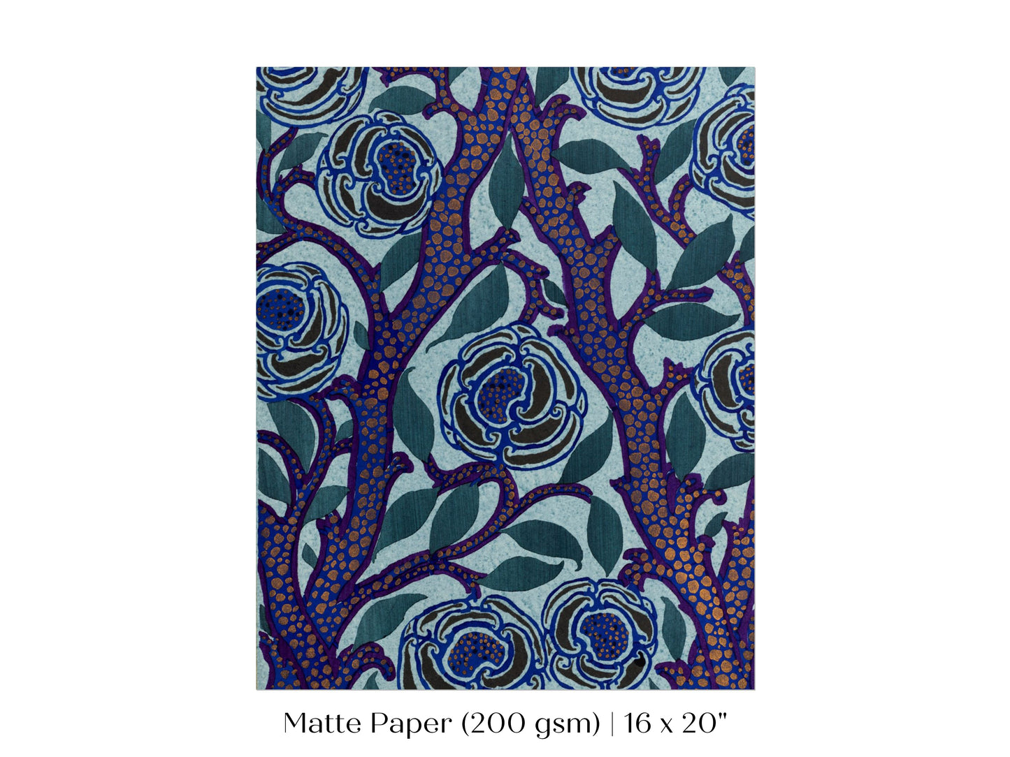 Art Deco Oriental Stencil Print | P210