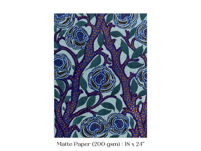 Art Deco Oriental Stencil Print | P210