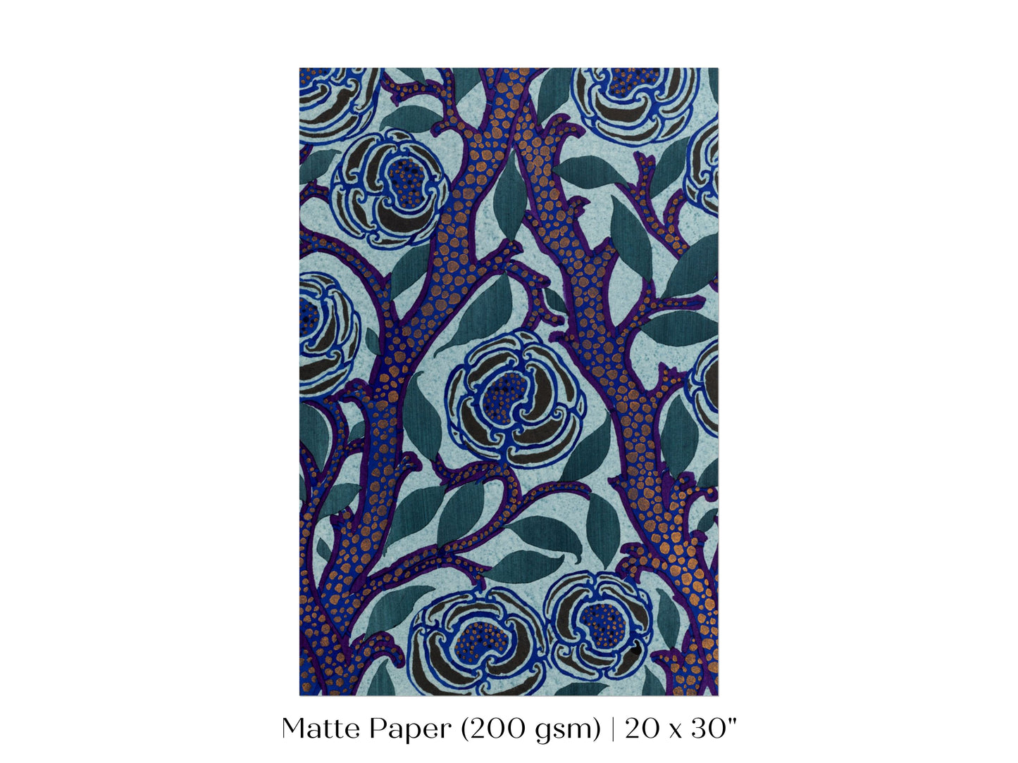 Art Deco Oriental Stencil Print | P210
