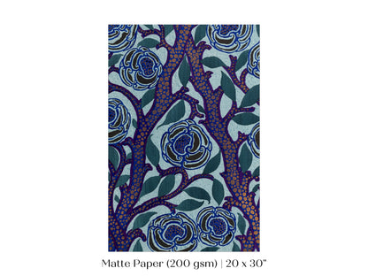 Art Deco Oriental Stencil Print | P210