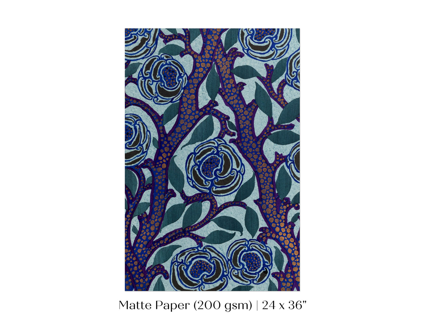 Art Deco Oriental Stencil Print | P210