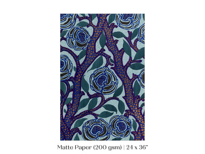 Art Deco Oriental Stencil Print | P210
