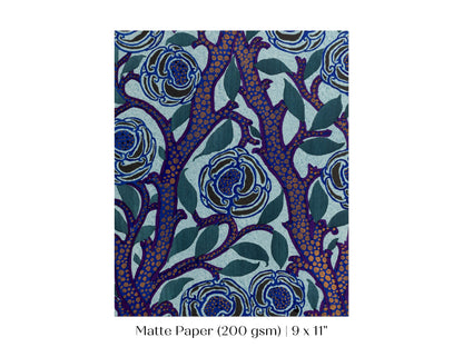 Art Deco Oriental Stencil Print | P210